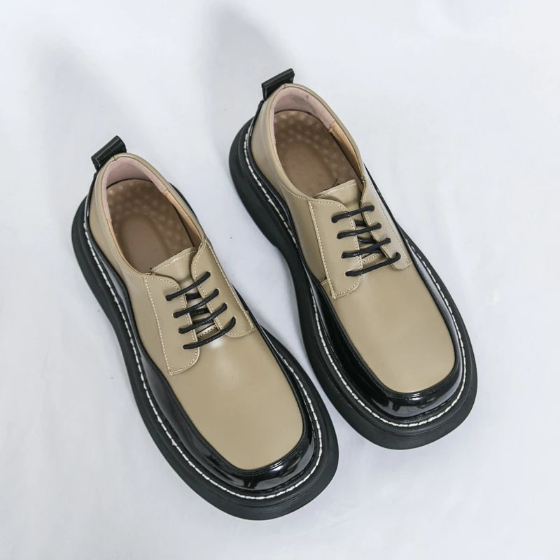 VDR//POMMEL_07 ∆ — Chunky Platform Derby Shoes-VOIDWEAR™