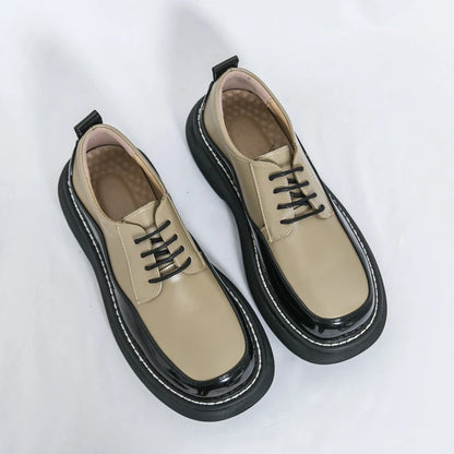 VDR//POMMEL_07 ∆ — Chunky Platform Derby Shoes-VOIDWEAR™