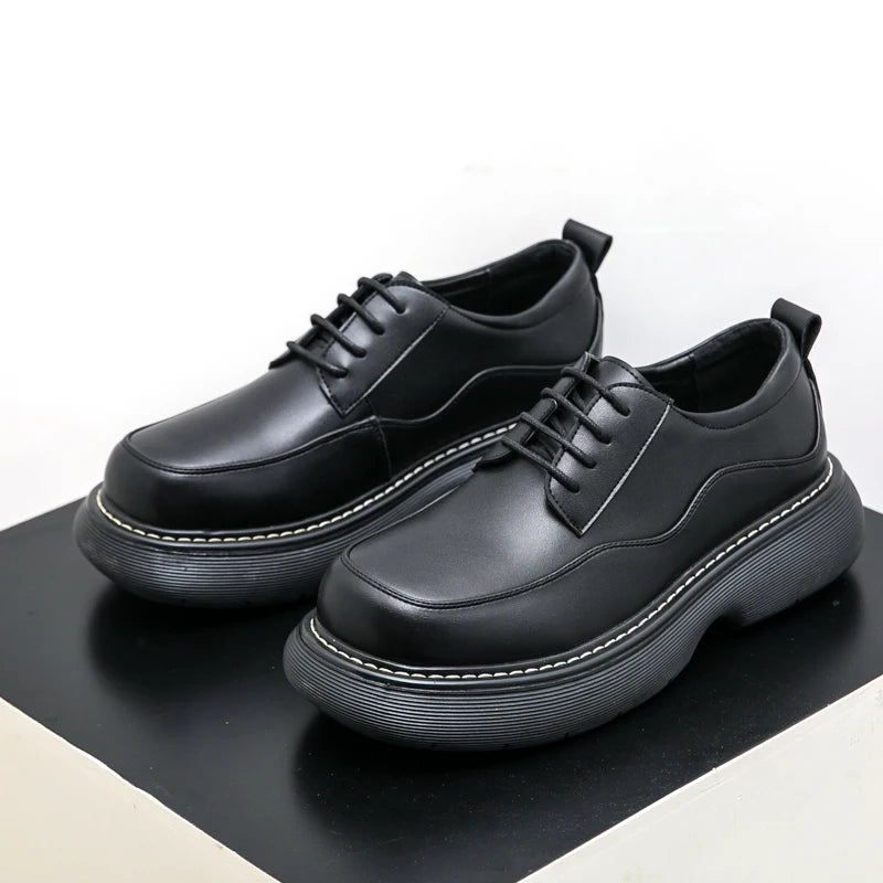 VDR//POMMEL_07 ∆ — Chunky Platform Derby Shoes-VOIDWEAR™