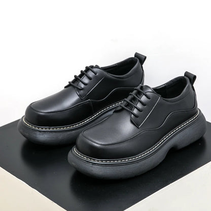VDR//POMMEL_07 ∆ — Chunky Platform Derby Shoes-VOIDWEAR™