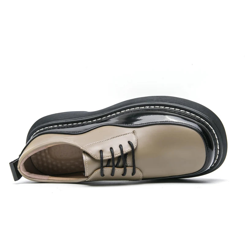 VDR//POMMEL_07 ∆ — Chunky Platform Derby Shoes-VOIDWEAR™
