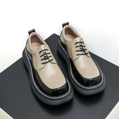 VDR//POMMEL_07 ∆ — Chunky Platform Derby Shoes-VOIDWEAR™