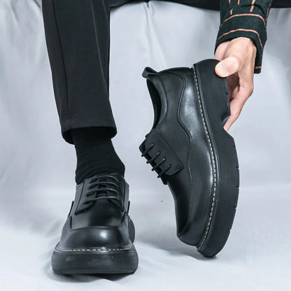 VDR//POMMEL_07 ∆ — Chunky Platform Derby Shoes-VOIDWEAR™