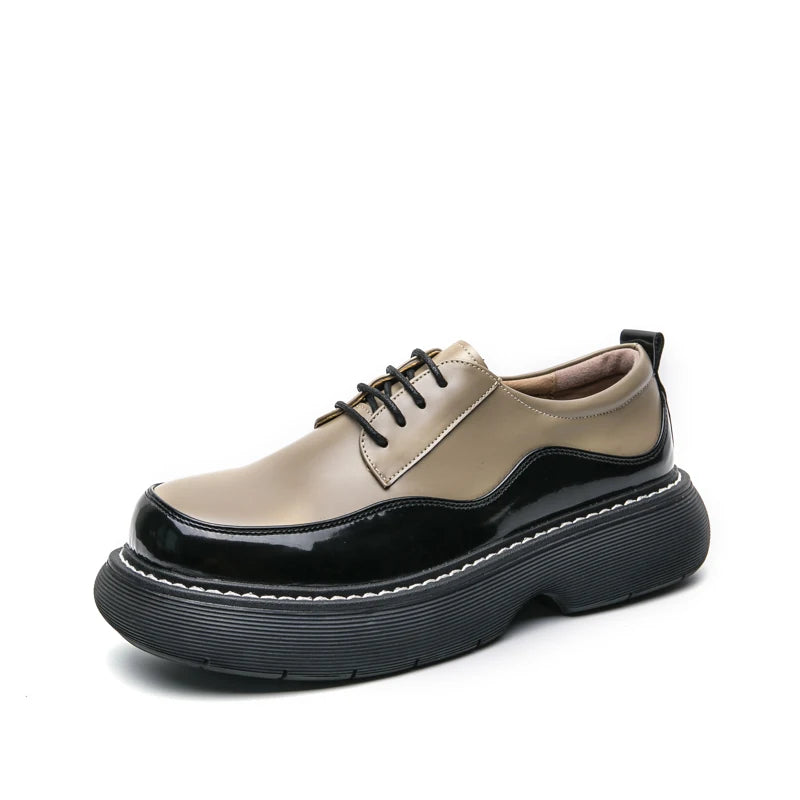 VDR//POMMEL_07 ∆ — Chunky Platform Derby Shoes-VOIDWEAR™