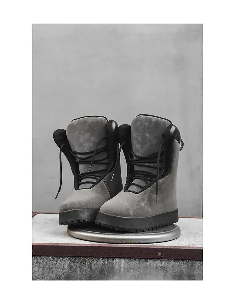 [Product/Model Name] + [Angle/View] + [Visible Aesthetic \& Material Details] + [Fit/Silhouette]