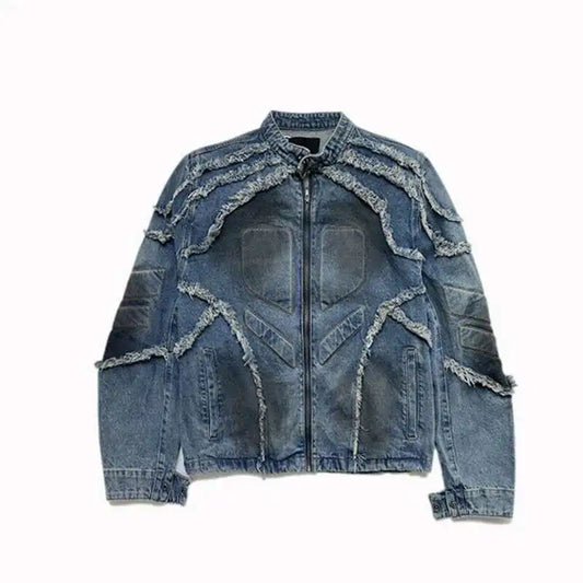 [Product/Model Name] + [Angle/View] + [Visible Aesthetic \& Material Details] + [Fit/Silhouette]