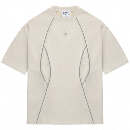[Product/Model Name] + [Angle/View] + [Visible Aesthetic \& Material Details] + [Fit/Silhouette]
