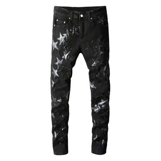[Product/Model Name] + [Angle/View] + [Visible Aesthetic \& Material Details] + [Fit/Silhouette]