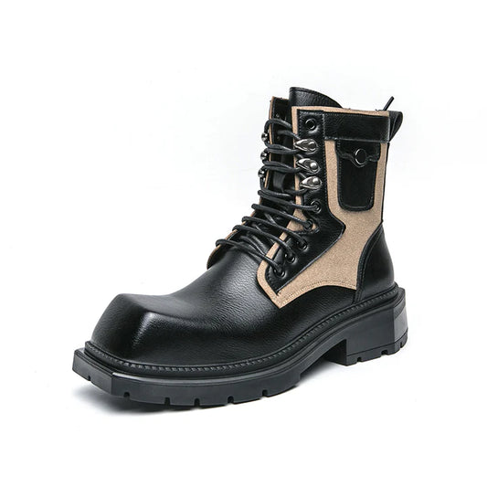 [Product/Model Name] + [Angle/View] + [Visible Aesthetic \& Material Details] + [Fit/Silhouette]