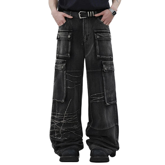 [Product/Model Name] + [Angle/View] + [Visible Aesthetic \& Material Details] + [Fit/Silhouette]